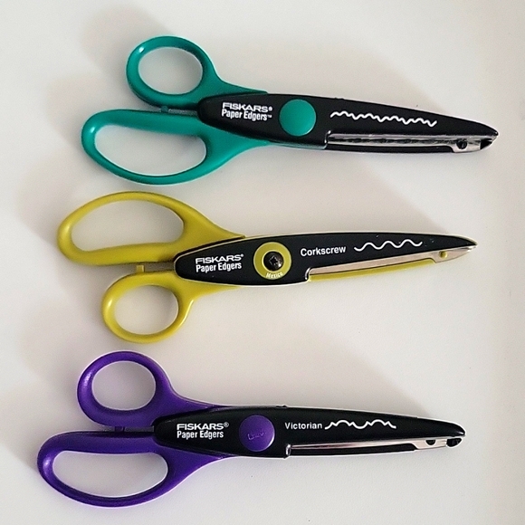 Fiskars Paper Edge Scissors Bundle - Picture 1 of 4